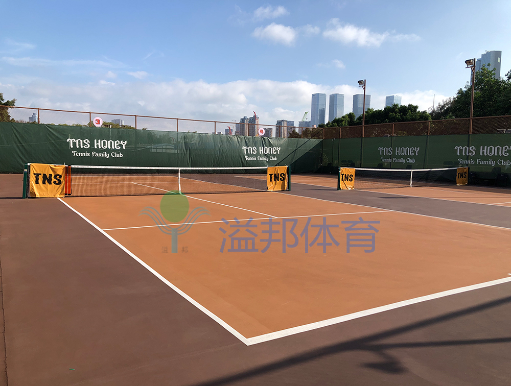 网球场价格以及建设要求，溢邦体育承建深圳网红运动网球场